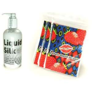  LIXX Latex Dams Strawberry Flavor 3 count Liquid Silk 250 