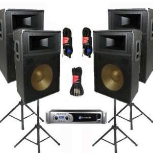   , Stands and Cables DJ Set New CROWNPPT15CSET6 Musical Instruments