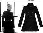 GUESS Double Breasted Ruffle Trench Coat Black or White NEW 2012 