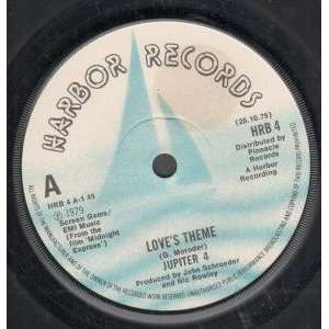    LOVES THEME 7 INCH (7 VINYL 45) UK HARBOR 1979 JUPITER 4 Music