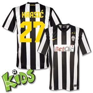  10 11 Juventus Home Stadium Jersey + Krasic 25 (Fan Style 