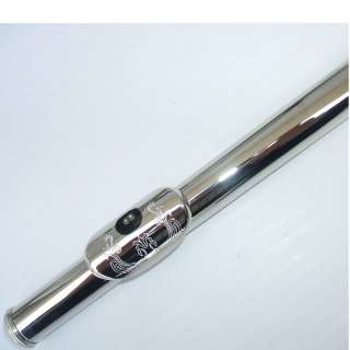 16 holes flute c key nickel plated +E CARVEN EMBOUCHURE  