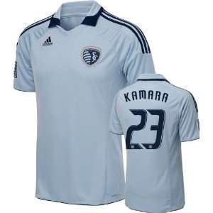 Kei Kamara #23 Blue adidas Home Replica Jersey Sporting Kansas City 