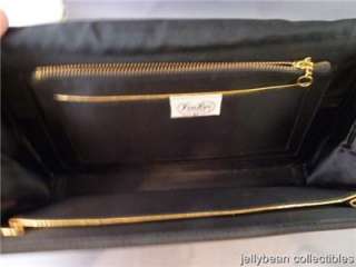 Vintage Kow Hoo   Hong Kong Black Clutch Handbag  