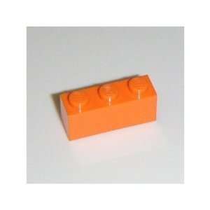  Lego Building Accessories 1 x 3 Bright Orange Brick, Bulk 
