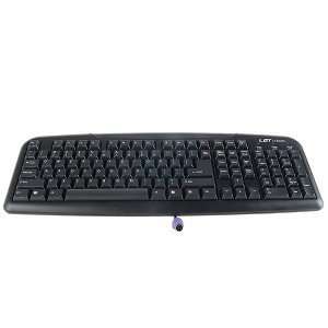  LCT LT KW402 108 Key PS/2 Keyboard (Black) Electronics