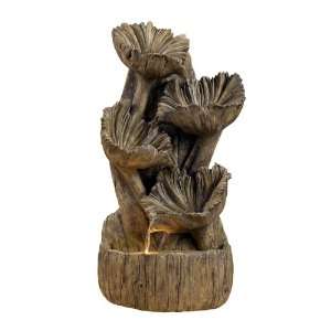  Kenroy Lighting 50005AWD Wood Flower 1 Light Fountains in 