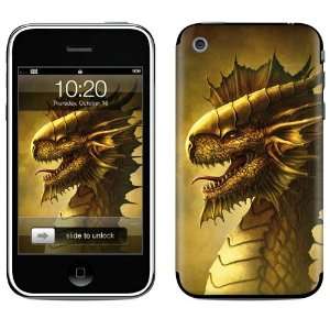    Gold iPhone 3G Skin by Kerem Beyit Cell Phones & Accessories