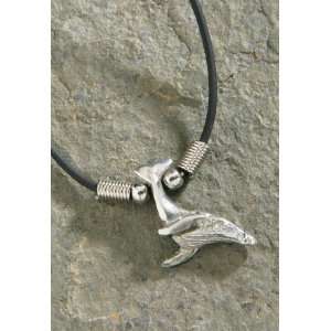  Pewter Whale Cord Choker