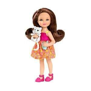    BARBIE CHELSEA DOLL WITH PET   KITSIE AND KITTEN Toys & Games