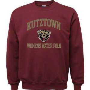  Kutztown Golden Bears Maroon Youth Womens Water Polo Arch 
