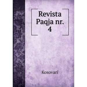  Revista Paqja nr. 4 Kosovari Books