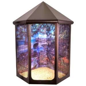  NuAge Cage 41 Kozy Corner Wall Mounted Bird Cage   Clear 