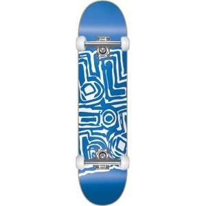  Blind Jumble Complete Skateboard   7.75 Blue/White W/Raw 