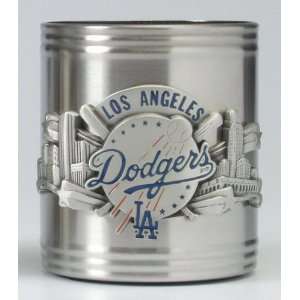   Angeles Dodgers Stainless Steel & Pewter Can Cooler
