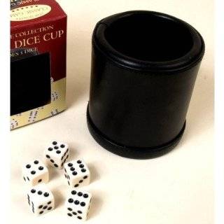 Professional Bar Dice Cup with Five Dice 