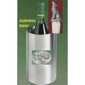  Coyote Wine Chiller with Coyote Bottle Stopper Kitchen 