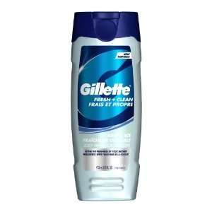  Gillette Fresh and Clean Arctic Ice Body Wash, 16 Ounce 
