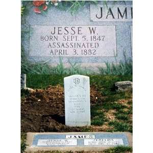 Jesse James Internment Site Composite Novelty Color 8 1/2 