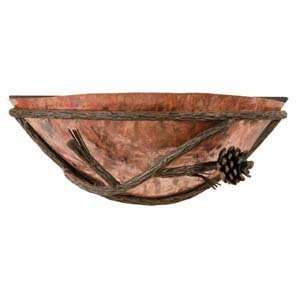  Stone County 904 032 COP Pine Iron Wall Sconce