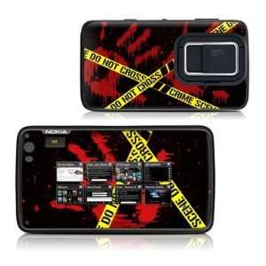  Crime Scene Design Protector Decal Skin Sticker for Nokia 