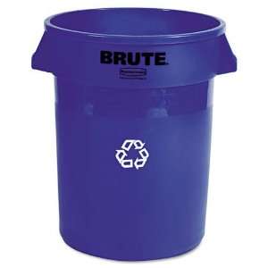  Rubbermaid Commercial Brute Recycling Container, Round, Plastic 