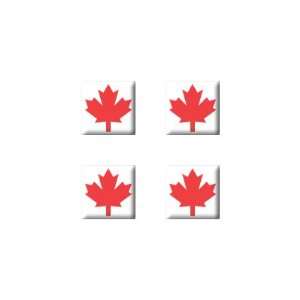  Canada Maple Leaf   Set of 4 Badge Stickers Electronics