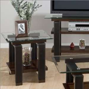  Glass End Table Jofran Fiona Glass Top End Table