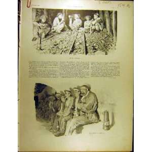  1902 Mining Coal Hercheux Jour History Semaine French 