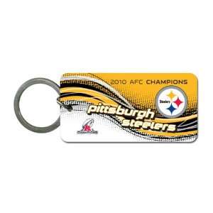  NFL AFC Conference Champions Plastic Keyring Sports 