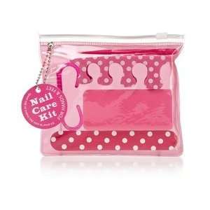    Pink Polka Dot Nail Care Kit   DVD Beauty