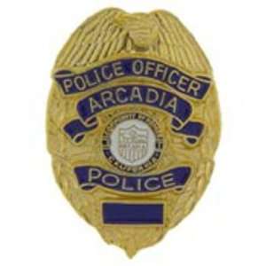  Arcadia Police Officer Badge Pin 1 Arts, Crafts & Sewing