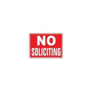  Sign  No Soliciting