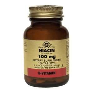  Niacin (Vitamin B3) 100 mg 100 Tablets Health & Personal 