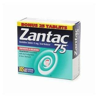  Zantac 75 Tablets, 80 Count Bottle