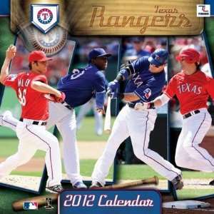  MLB Texas Rangers 2012 Wall Calendar
