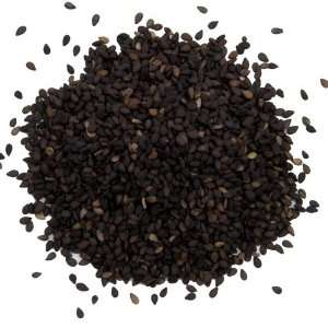 Black Sesame Seeds 7oz  Grocery & Gourmet Food