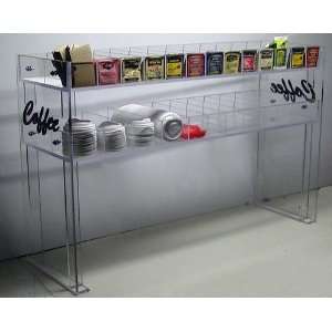  Coffee Counter Condiment Rack C store Equipment Cup Lid 