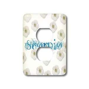 Patricia Sanders Astrology   Scorpio Flowers   Light Switch Covers   2 