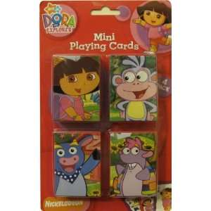 Dora the Explorer Mini Playing Cards pack of 4 Decks  Toys & Games 