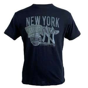  New York Yankees Scrum Banner T Shirt by 47 Brand Sports 