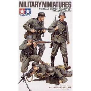  French Campaign German Infantry Set (5) 1 35 Tamiya Toys & Games