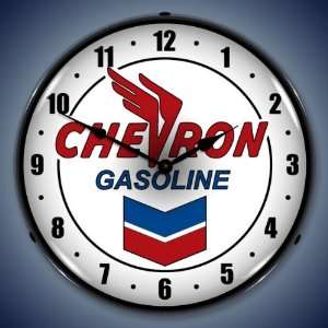  Chevron Lighted Clock 
