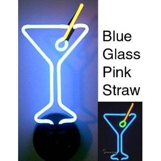 NEON SIGN   MARTINI GLASS (with Power Supply)