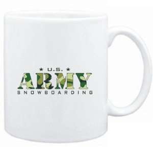  Mug White  US ARMY Snowboarding / CAMOUFLAGE  Sports 