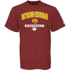  Russell Bethune Cookman Wildcats Maroon Football T shirt 