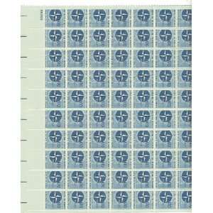 Nato Emblem Full Sheet of 70 X 4 Cent Us Postage Stamps Scot #1127