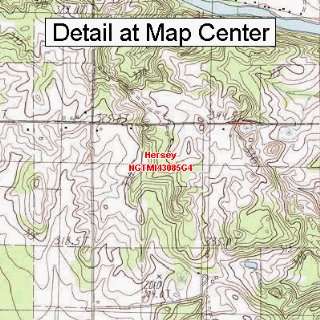   Map   Hersey, Michigan (Folded/Waterproof)