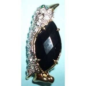    Spoontiques Pin / Brooch   Penguin Crystal Pin 