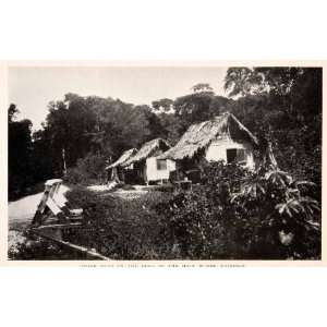  1925 Print Trash Hut Trinidad Tobago High Woods Caribbean 
